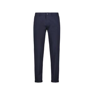 RE-HASH Men's Flat Front Chinos Men BLUE Pants